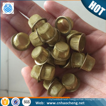 China wholesale metal smoking pipes filter brass tobacco pipe screens